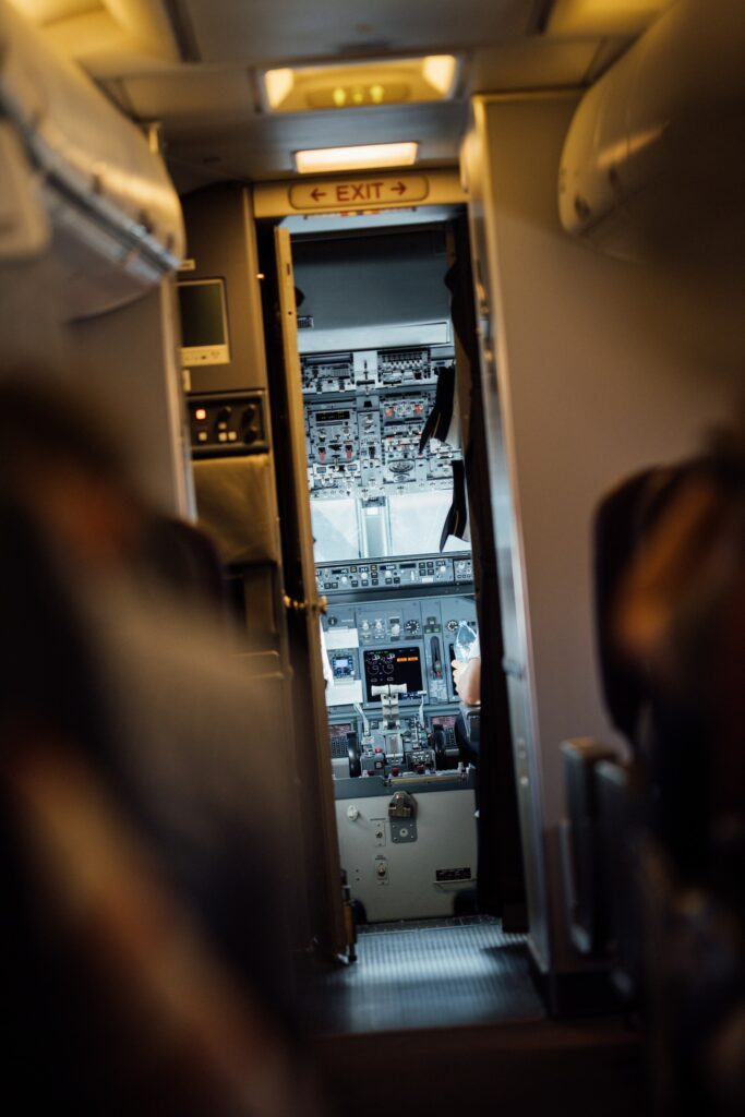 Flugzeug Cockpit 