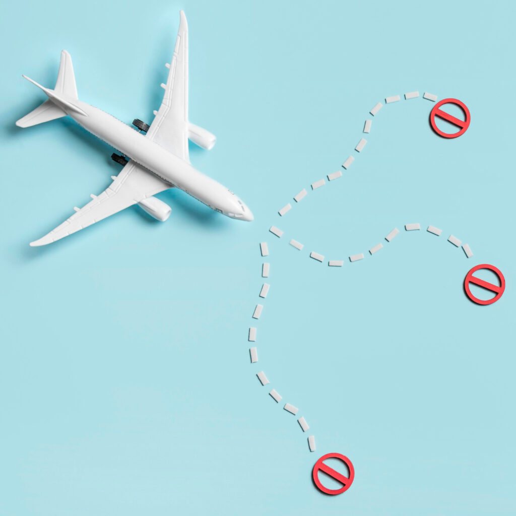 Modellflugzeug ohne Ziel Symbolbild verpasster Anschlussflug