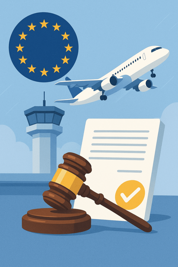 EU Fluggastrechtereform Symbolbild, erstellt mit SORA