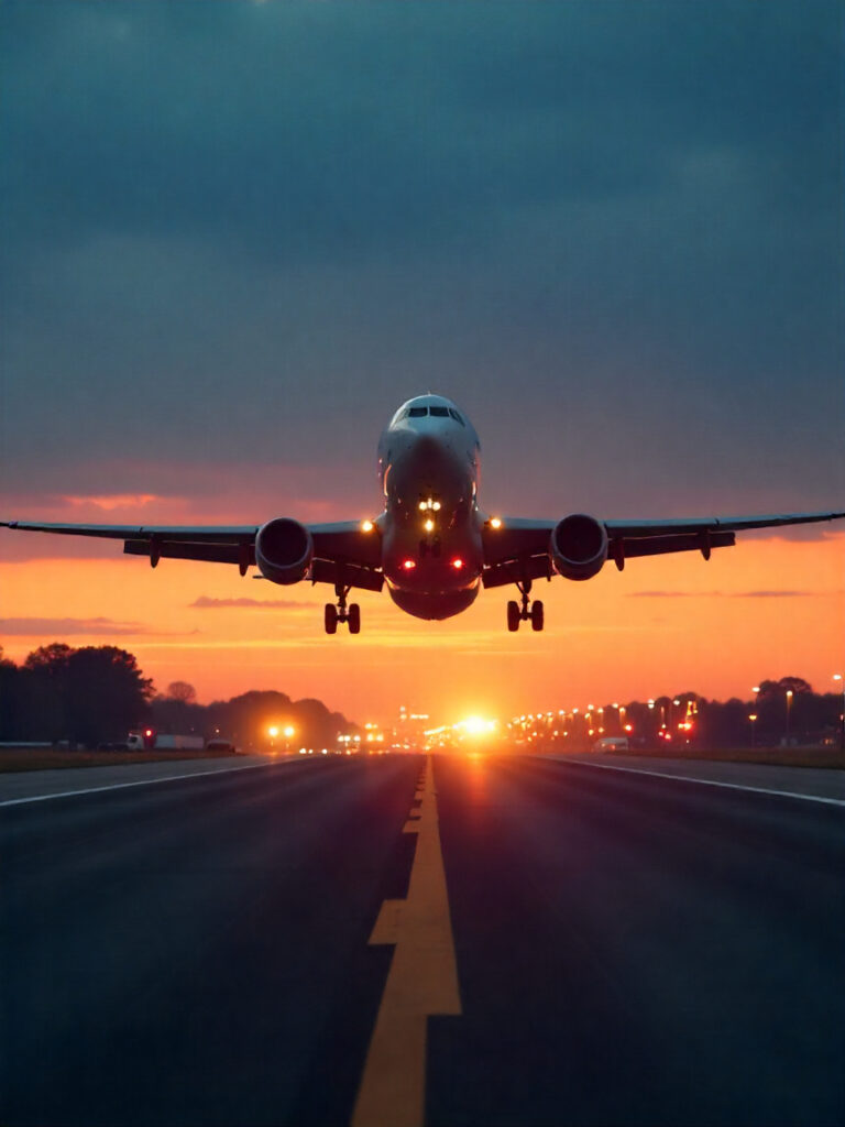 Flugzeuge sind beim Start am Lautesten.